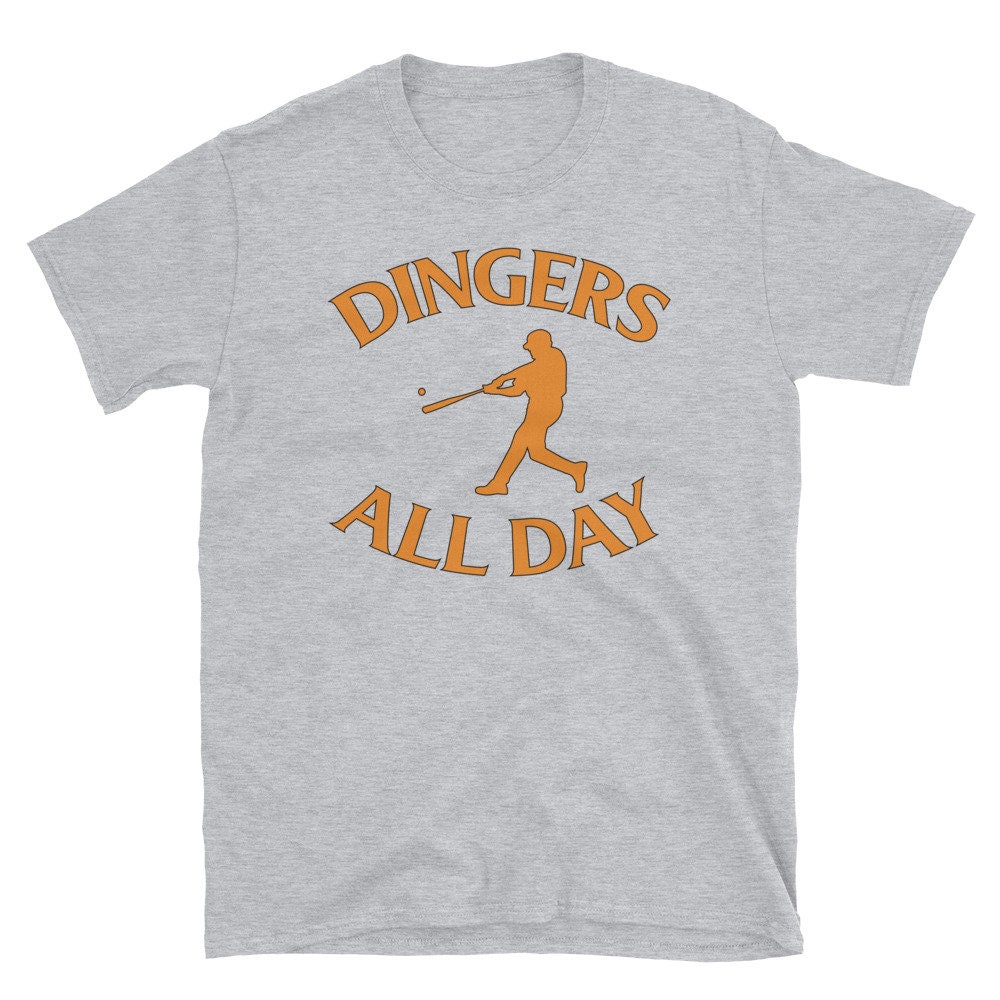 Baseball Fan T-shirt Dingers All Day Tee for Ball Players | Etsy