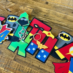 Superhero Birthday, Superhero Birthday Banner, Superhero Party, Kids Party, Superhero Birthday Decoration, Superhero Cake Topper, Hero Party