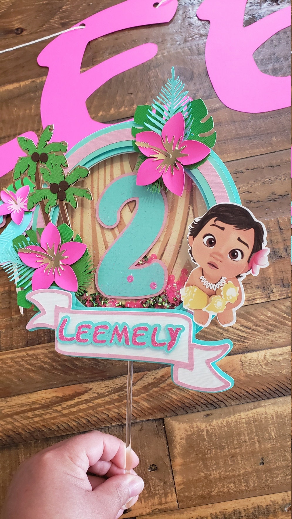 Watch as we bring this Moana-themed birthday banner to life