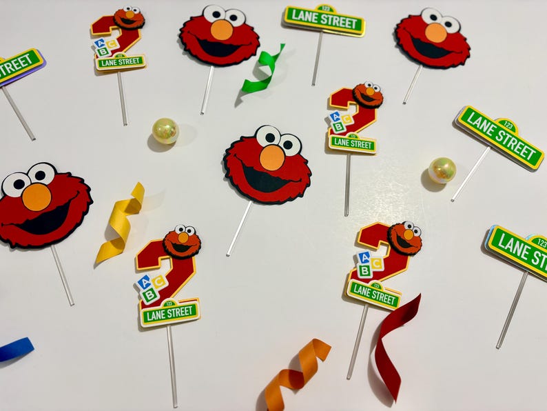 Kids Birthday Banner, Primary Colors Birthday Banner, 1st Birthday Party, Unisex Birthday Decorations, Cookie Kids Party, ABC & 123 Party image 10