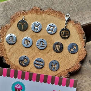 Urok znaku zodiaku, stal nierdzewna, astrologia, urok, tworzenie personalizacji, wyjątkowy prezent