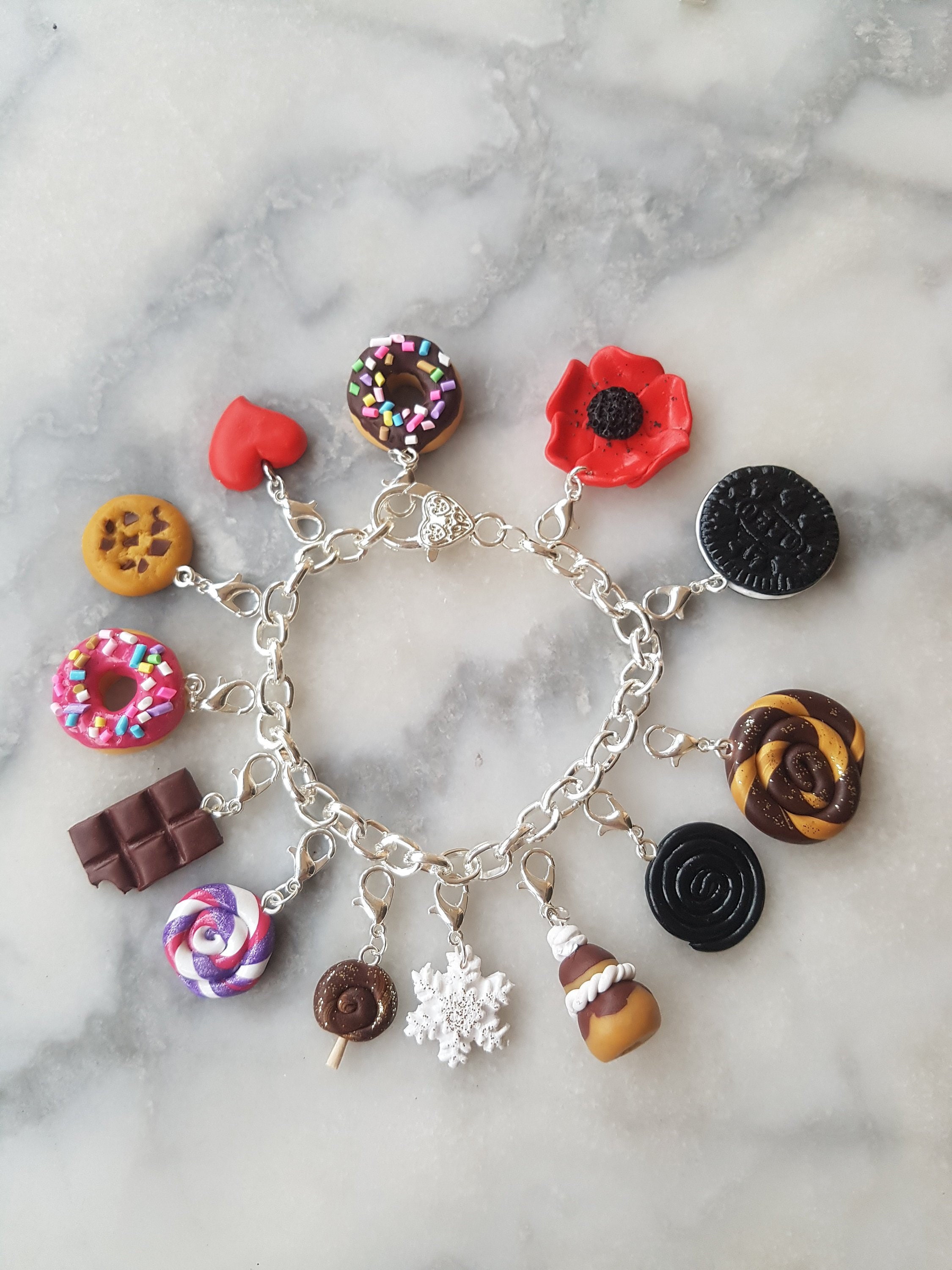 Charm To Choose From Clay Polymer Metal Anti Allergy Fimo Etsy
