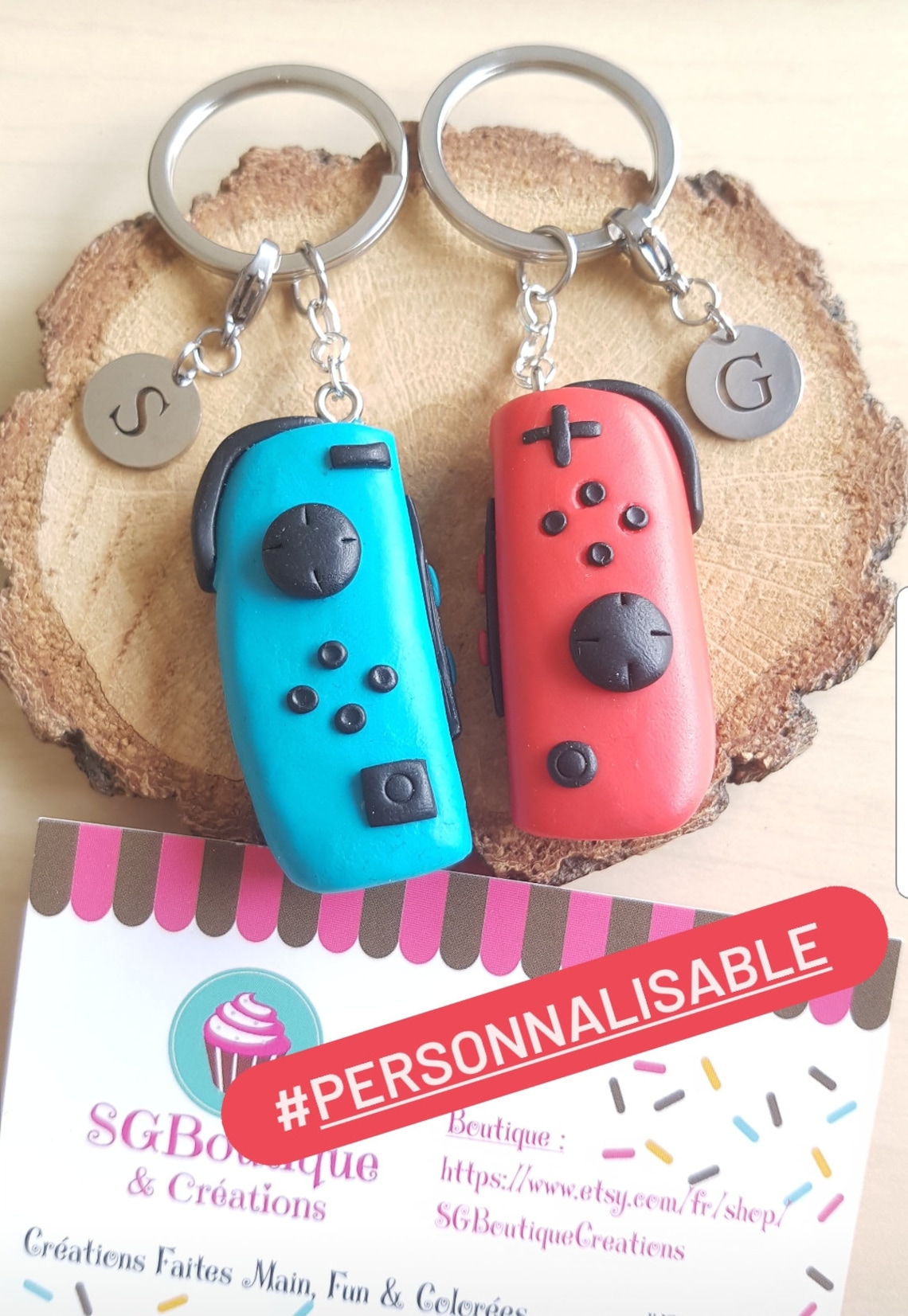 Gamer Keychain Joystick Video Games Geek Gift Geekette Etsy UK