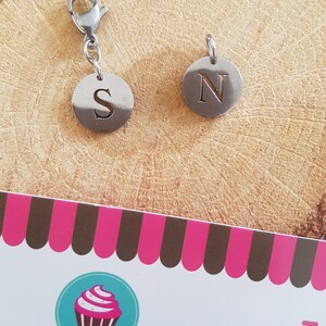 Letter Charm, Stainless Steel Initial, Creative Personalization, Unique Gift image 2