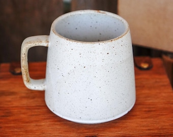 White Speckled Ceramic Mug