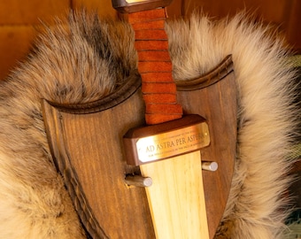 Wooden Wall Mount for Gladius Sword