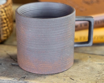Rustic Ceramic Espresso Mug | Handmade Minimalist Stoneware Cup | Modern Pottery Tea Mug