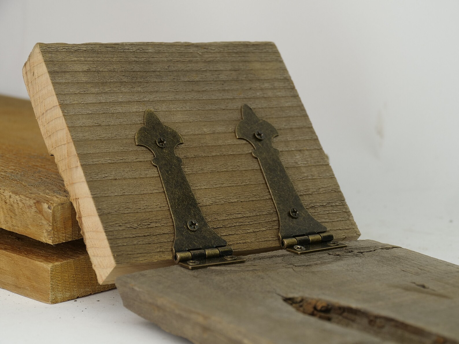 Set of 2 Steel Chest Hinges with Bronze/Brass Finish Etsy