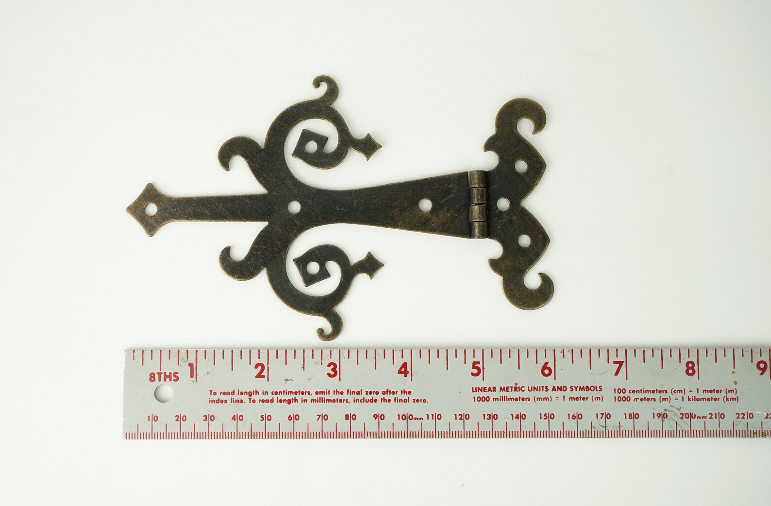 6 Medieval Bronze Finish Strap Hinges for Etsy