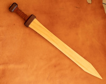28" Wooden Standard Gladius Sword with Wrapped Handle