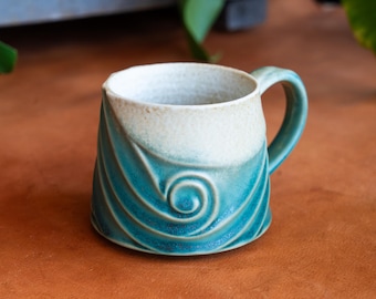 Boho Coastal Wave Mug