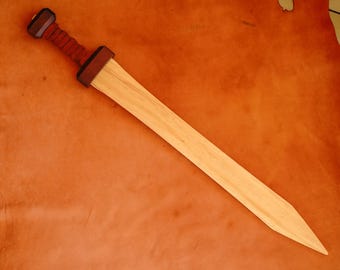 28" Wooden Standard Gladius Sword with Wrapped Handle