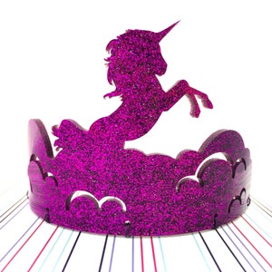 Unicorn Tiara, free shipping, custom color choice