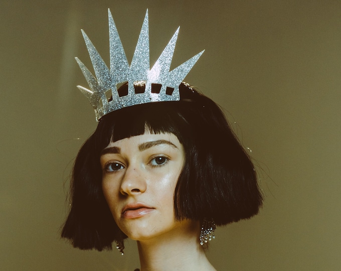 LED Meerjungfrau Diadem - Leuchtende Krone Mit Seesternen Für Partys