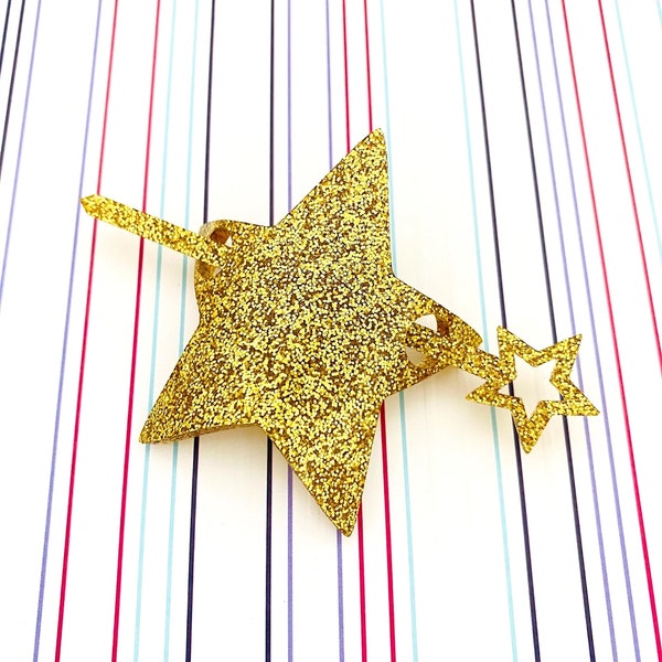 Tiny Super Star Barrette