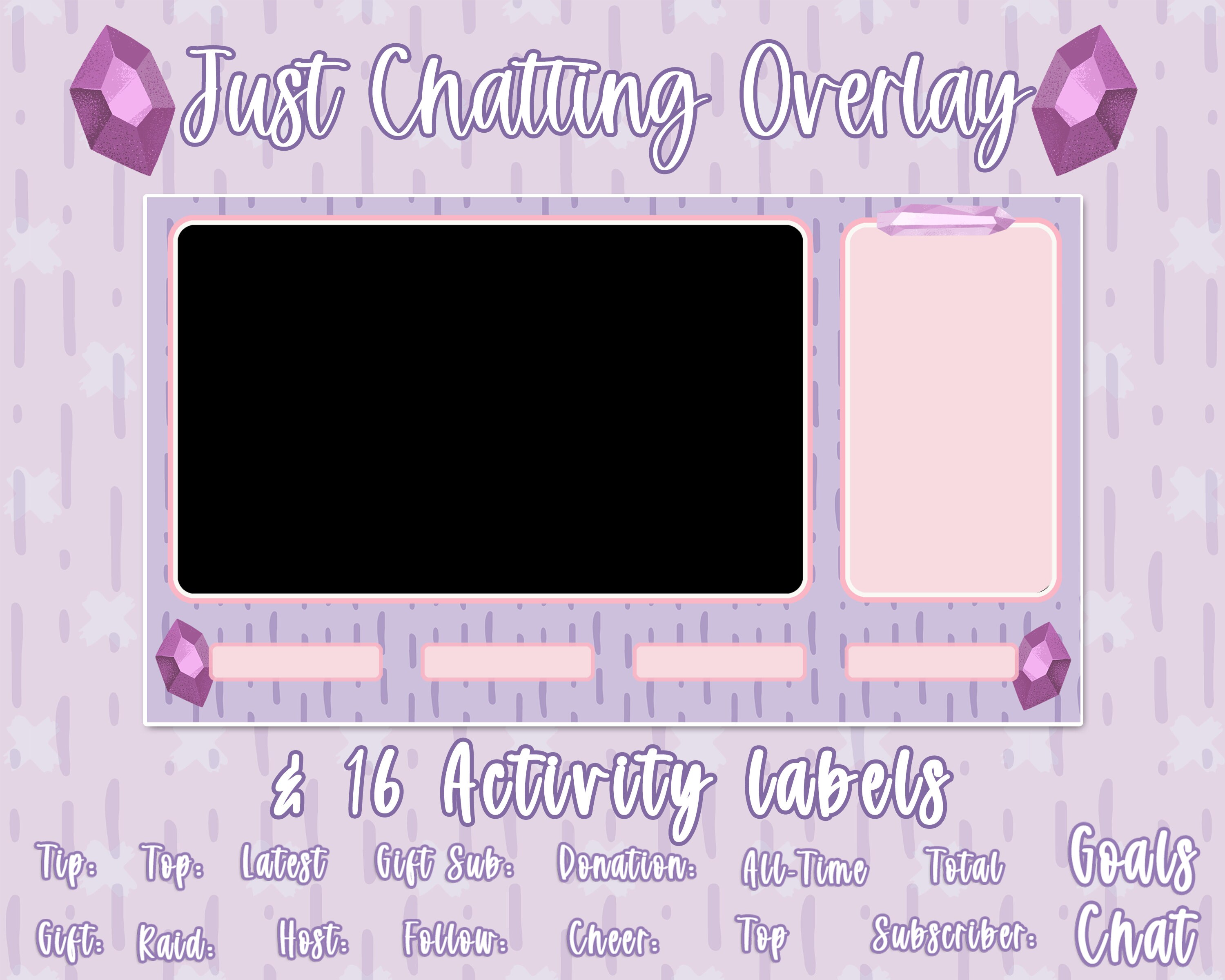 just chatting twitch overlay just chatting twitch overlay