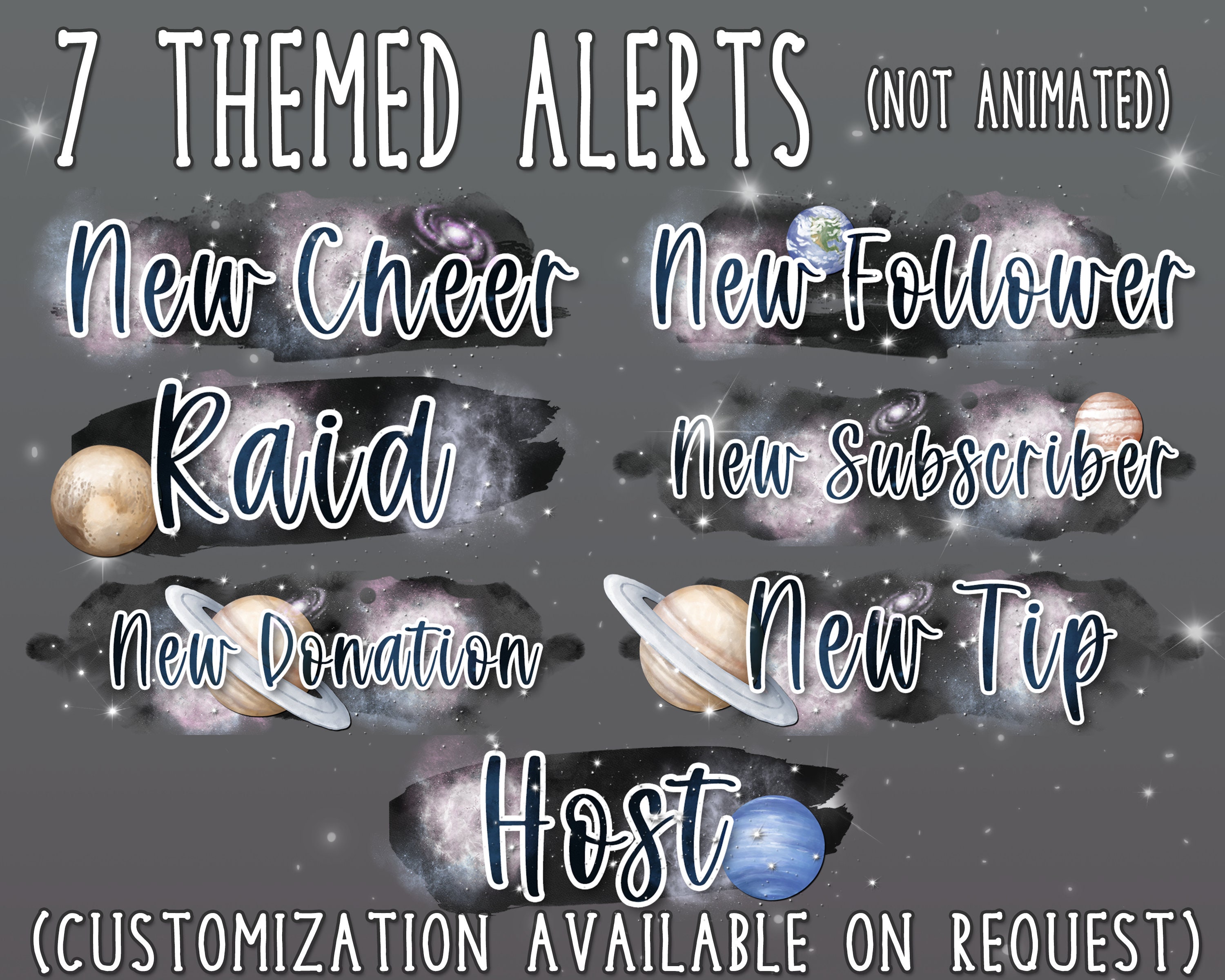 Panels & Alerts Streamer Scenes Celestial Stars Astrology