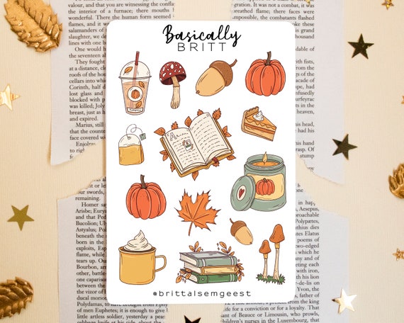 Autumn Stickersheet Bullet Journal Stickers, Cute BUJO Doodle Sticker,  Seasonal Stickers, Fall Scrapbook -  Norway