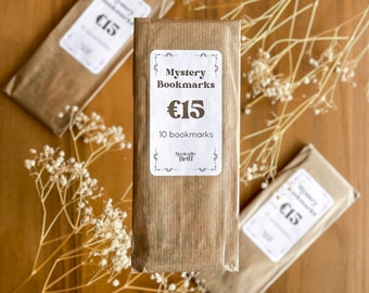 10 Mystery Bookmarks // Surprise Gift for Book Lovers
