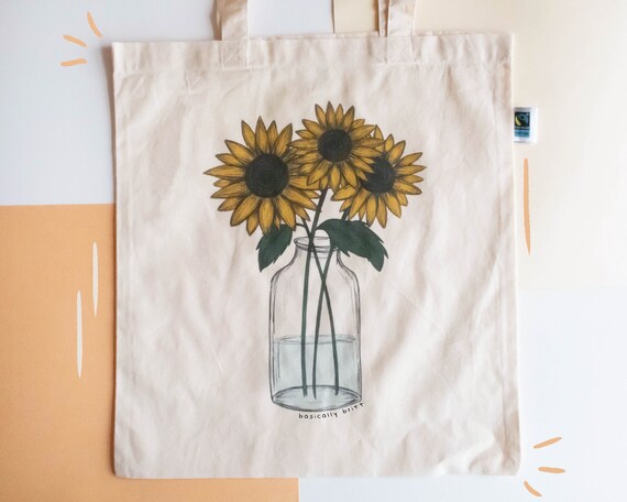 Sunflower tote bag Clearance