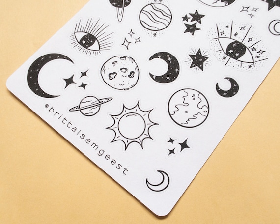Estrellas  Sticker design, Scrapbook stickers printable, Tumblr stickers