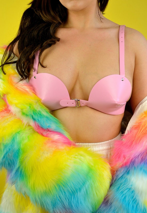 baby pink bralet