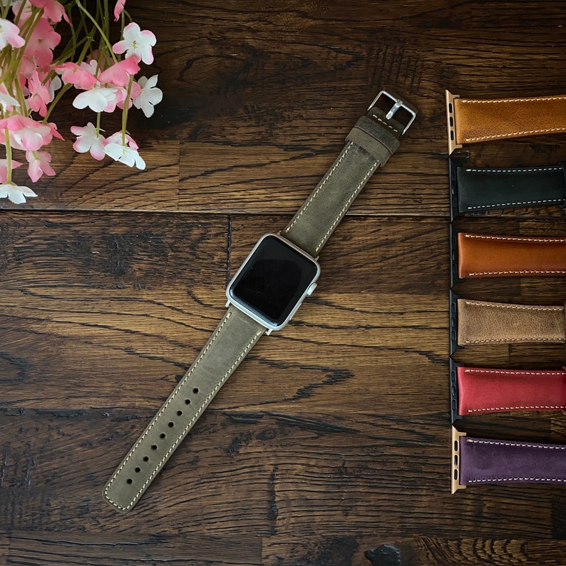 genuine-leather-apple-watch-band-for-38mm-40mm-41mm-42mm-44mm-45mm-49mm-series-1-2-3-4-5-6-7-8-Ultra-SE-starlight-unisex-women-mens-personalized-custom-gift-espresso
