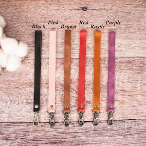 Wristlet Strap Women, Leather Personalized Gift Strap For Phone Cases Wallets and Purses, Leather Purse Bag Straps, iPhone and Samsung Strap