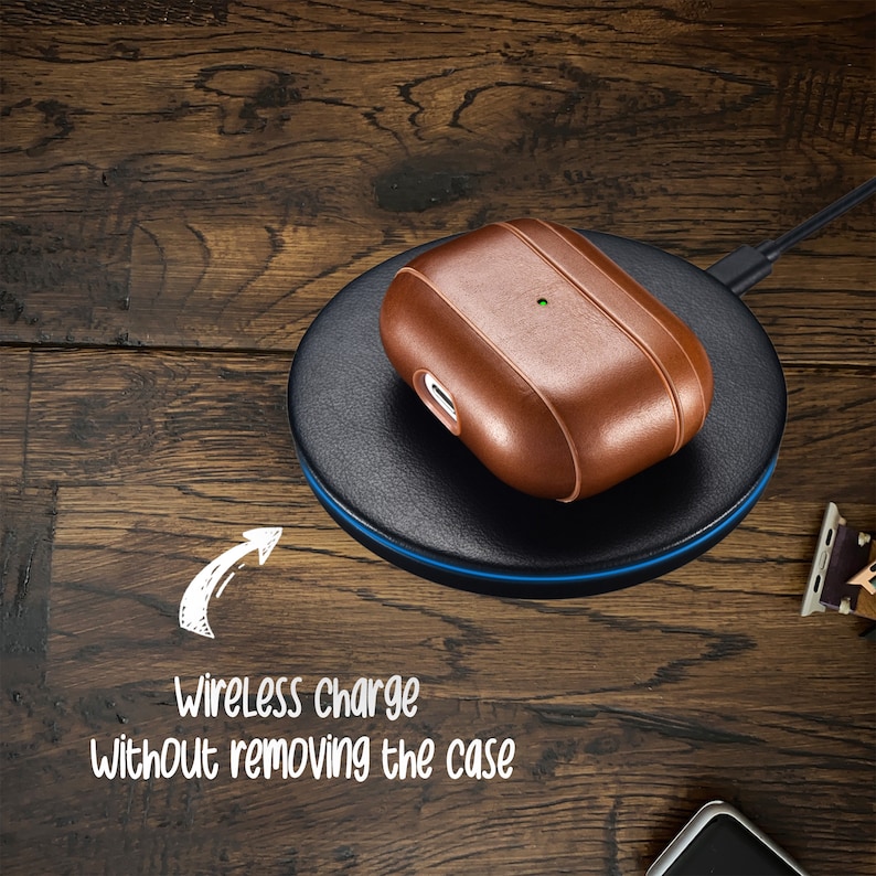 Brown Leather Airpods Pro Case / Airpod 2 Case Cover / Airpod - Etsy