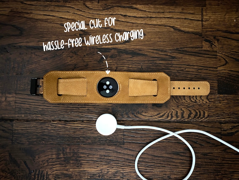 Leather Apple Watch Cuff Band 42mm 46mm 49mm Custom Apple Watch Strap 44mm Men Women Apple Watch 40mm Monogram Leather Apple Watch Band 38mm
