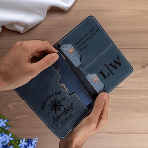 Fundas para pasaporte personalizadas, regalos de viaje, fundas para pasaporte personalizadas, fundas para pasaporte personalizadas, billeteras para pasaporte