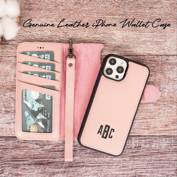 thumbnail image 2 of Caseswill® Leather Card Holder Wallet Case For IPhone 16, 15, 14, 13, 12, 11 Series | TPU + Leather | Kickstand 2 of 6