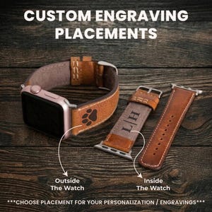 Leather Apple Watch Band 38mm 40mm 41mm Apple Watch Ultra Band 42mm 44mm 45mm 46mm 49mm Apple Watch Band Leather iWatch Band Gift him her