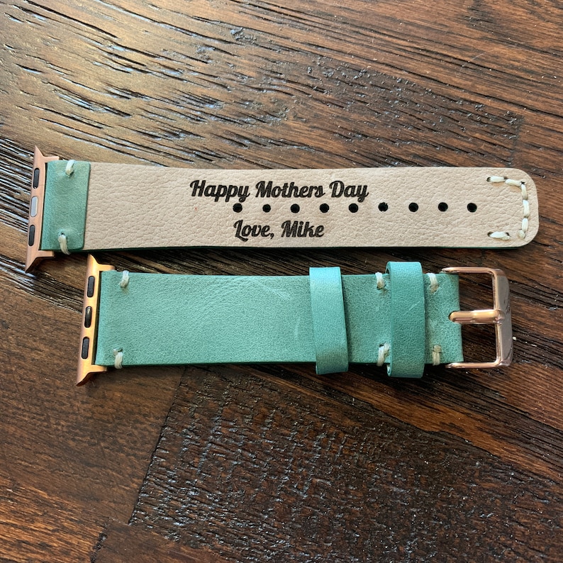 Apple Watch Band 38mm Watch Apple Band 40mm Custom iWatch Band 42mm 38mm Leather Designer Watch Band 44mm Custom Apple Watch Strap for Her
