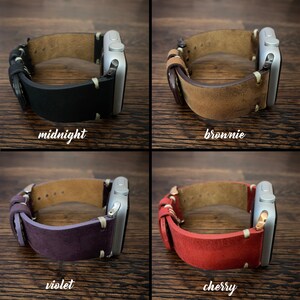 Apple Watch Band 38mm Watch Apple Band 40mm Custom iWatch Band 42mm 38mm Leather Designer Watch Band 44mm Custom Apple Watch Strap for Her