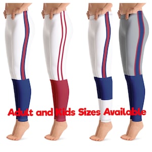 New York Giants Colored Football Leggings