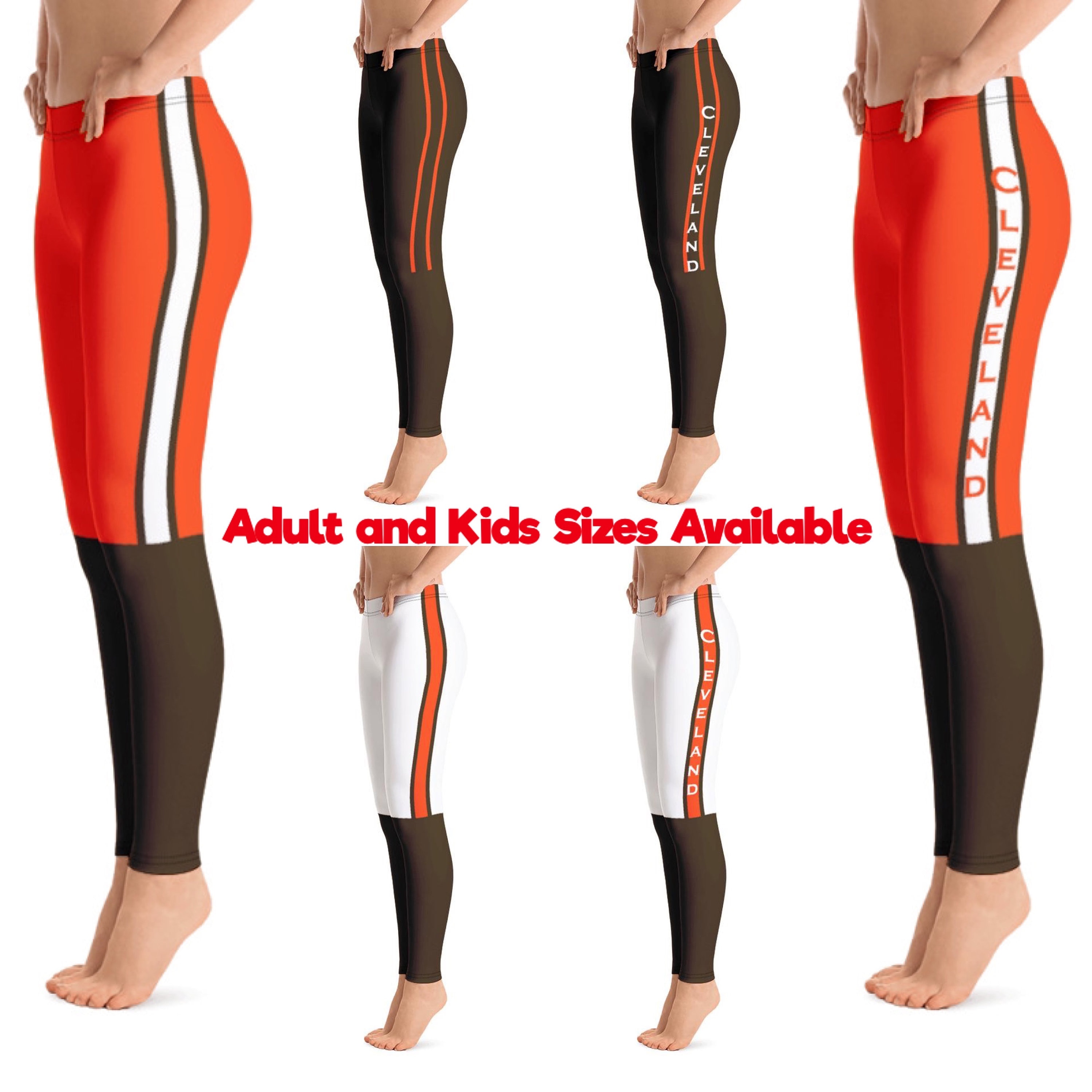 Cleveland Browns Football Team Leggings - Etsy