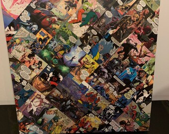 Comic Book Table Etsy