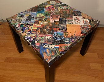 Comic Book Cover Side Table