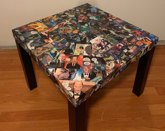 Bat-Family Comic Book Side Table