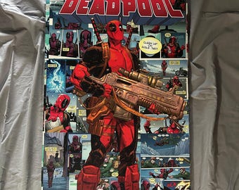 Arte de parede do Deadpool