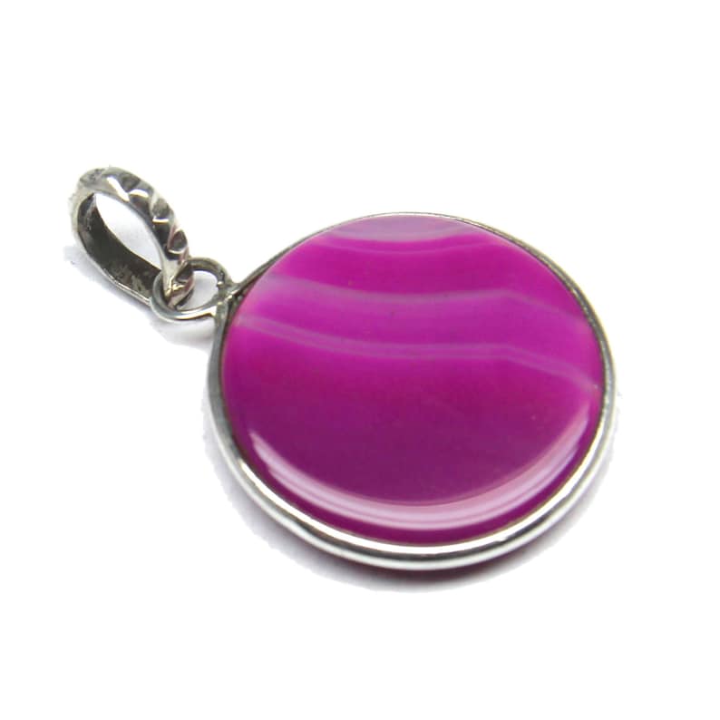 Amazing Pendant, Hand Made Pendant Women Pendant 925 Sterling Silver Women Pendant Beautiful Natural Chalcedony Pink Gemstone Pendant