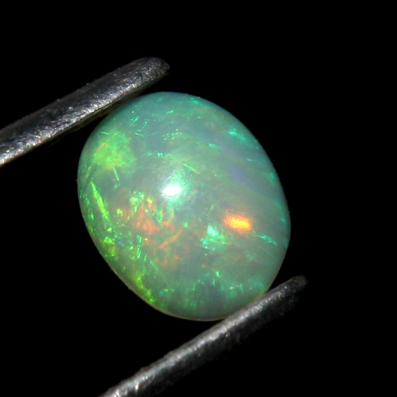 Loose Opal Lot 10X14 mm Natural Ethiopian Opal Flashy Multi Welo Fire Opal Great Quality Gemstone Oval Cabochon Calibrated Gemstone