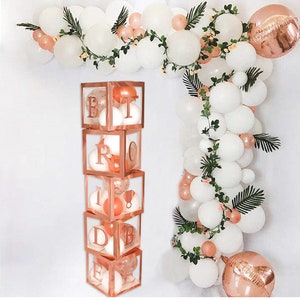 Bride To Be Love Boxes Balloons Bridal Shower Decorations Engagement Hens Party Transparent Boxes