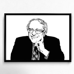 Bernie Sanders Art Print High-quality Illustration of - Etsy