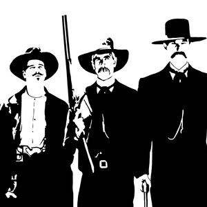 Tombstone Art Print - Illustration of Classic Western Film Starring ...