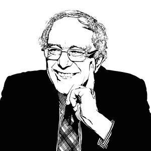 Bernie Sanders Art Print High-quality Illustration of Progressive ...