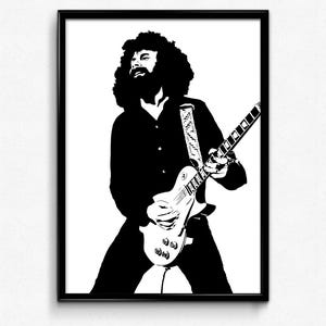 Jeff Lynne Art Print - Original Illustration of the ELO Frontman // music lover // electric lights orchestra // singer songwriter