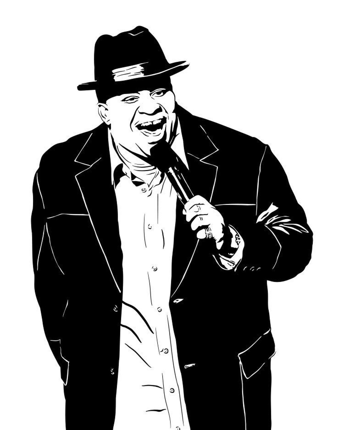 Patrice O&rsquo;neal Art Print Original Illustration of the - Etsy