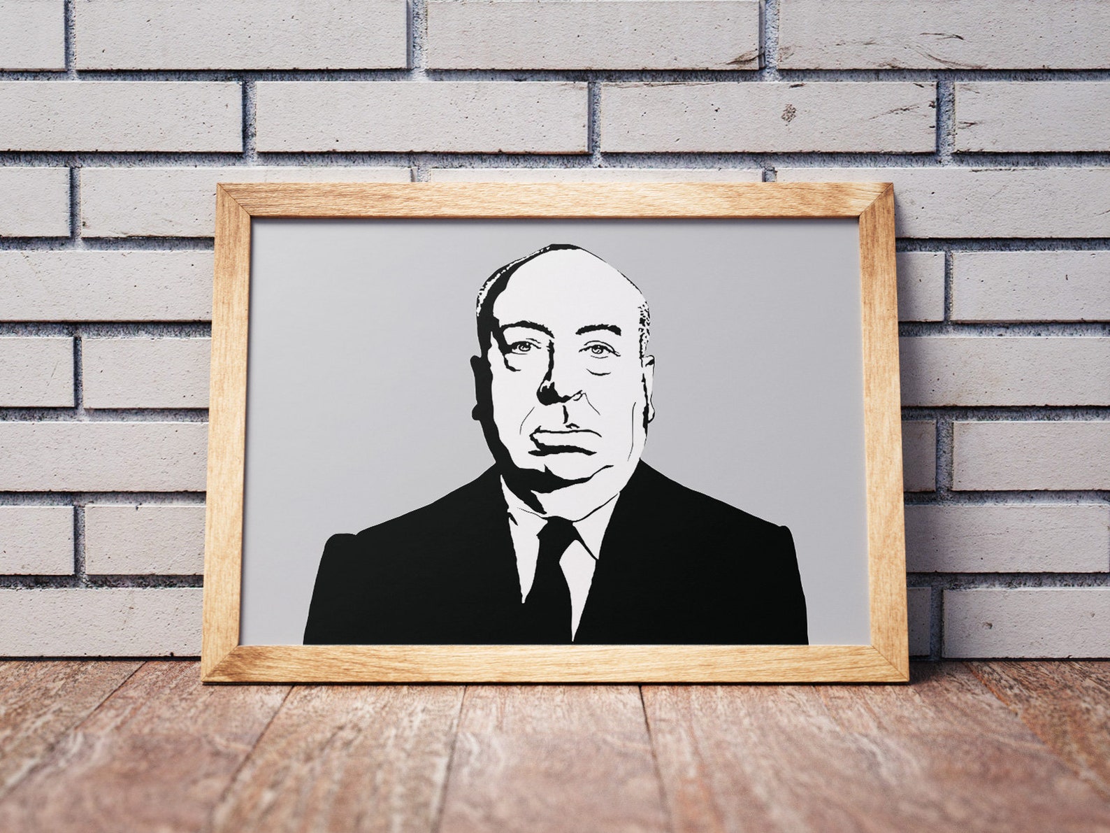 Alfred Hitchcock Art Print Illustration of the Legendary - Etsy